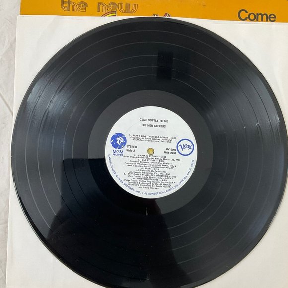 The New Seekers: Come Softly To Me Vintage Vinyl Record - Picture 7 of 9